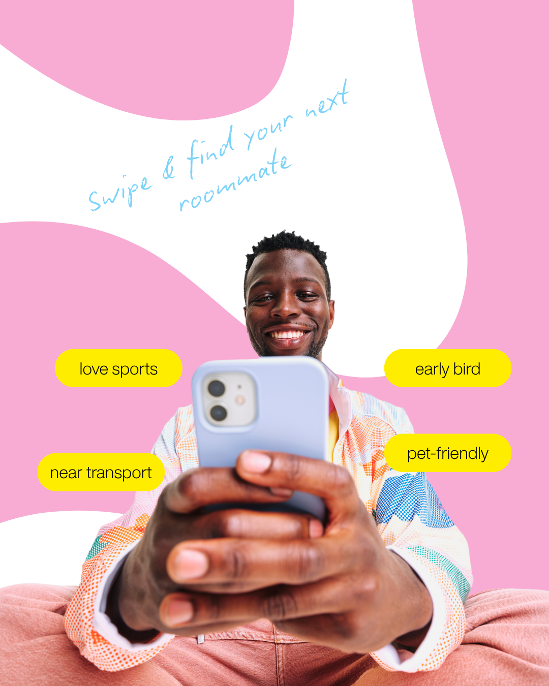 Your people are here — find your perfect flatmate with Domioo
